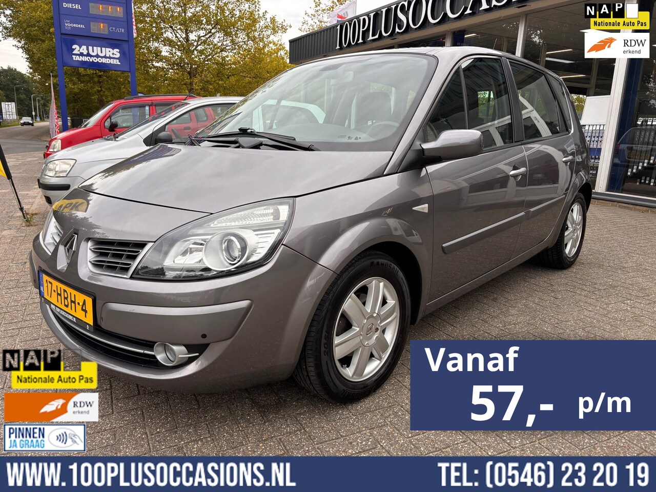 Renault Scénic - 1.6-16V Business Line|dubbel pannorama|zeer nette auto. Recente distributie - AutoWereld.nl