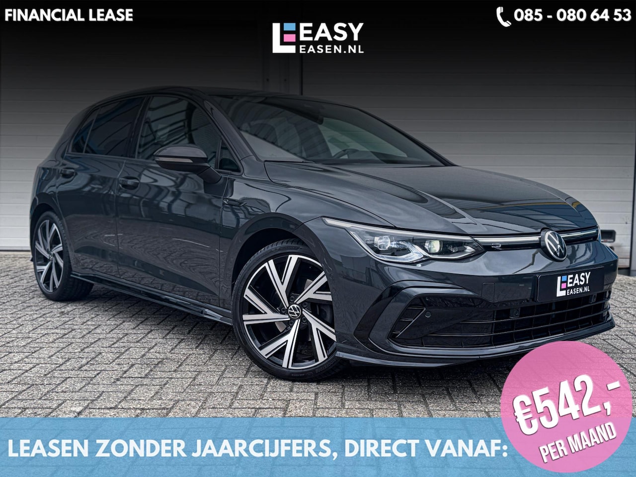 Volkswagen Golf - 1.5 eTSI R-Line Pano / Keyless / IQ Light / Blindspot / Camera - AutoWereld.nl