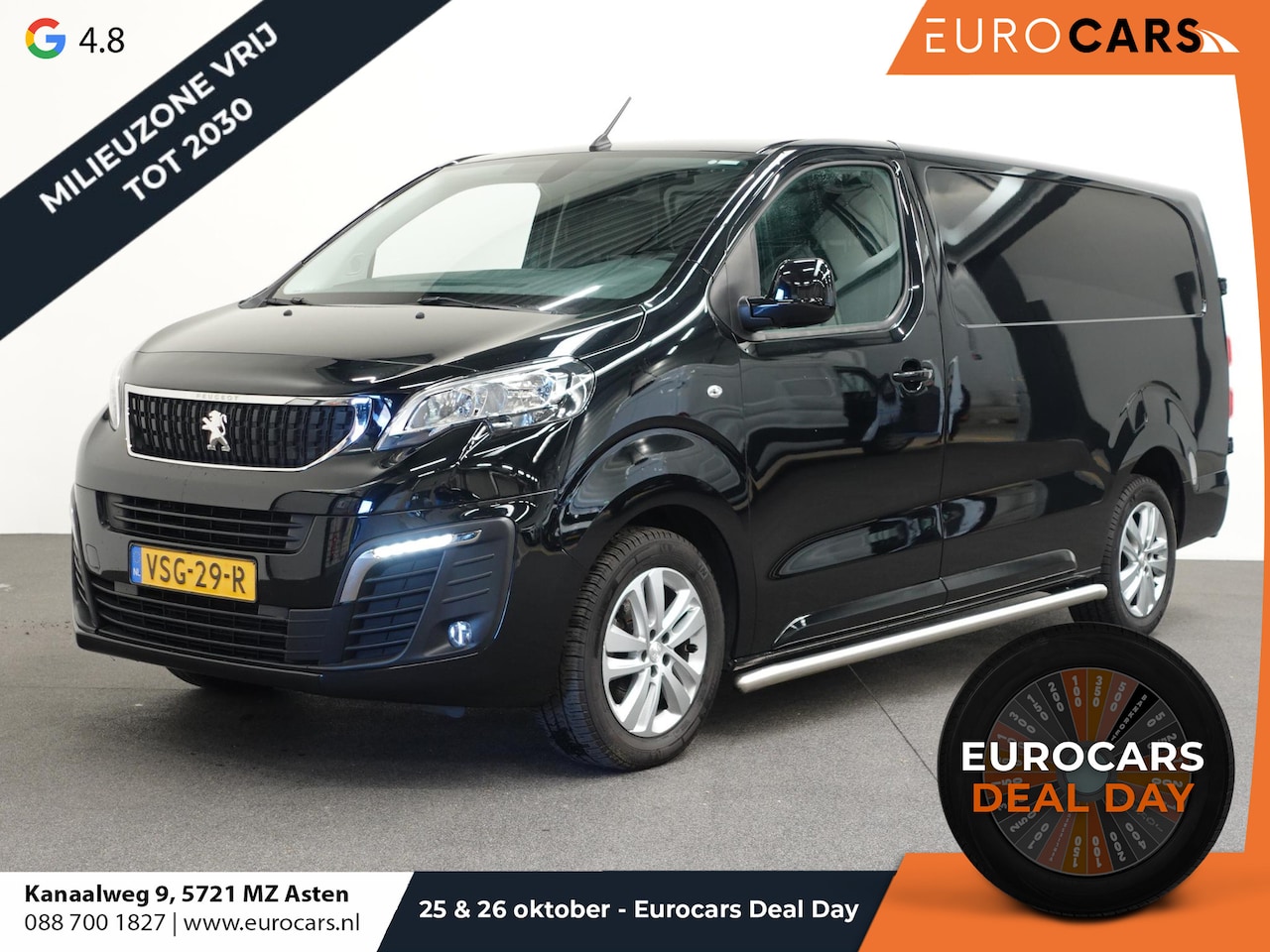 Peugeot Expert - 180pk Automaat Long L3 Premium Airco Cruise  Navigatie Carplay Trekhaak 3-Zits - AutoWereld.nl