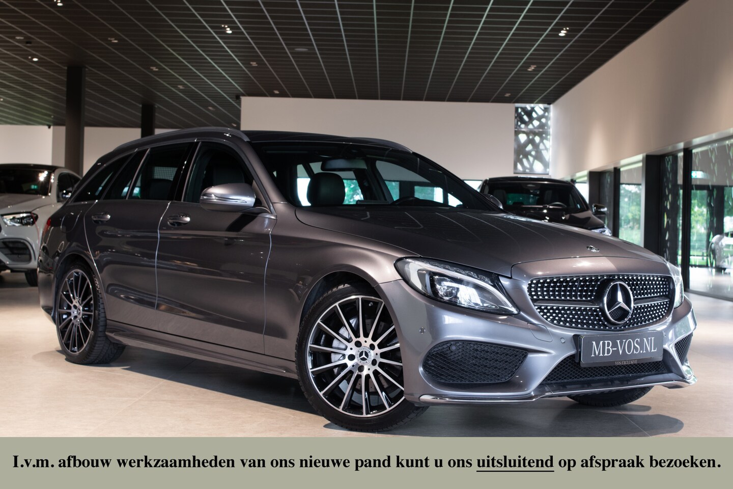 Mercedes-Benz C-klasse Estate - 180 AMG Sport Edition Leder|Sfeerverlichting|Aut-kofferklep|LED|19"|New Service/APK - AutoWereld.nl