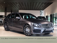 Mercedes-Benz C-klasse Estate - 180 AMG Sport Edition Leder|Sfeerverlichting|Aut-kofferklep|LED|19"|New Service/APK