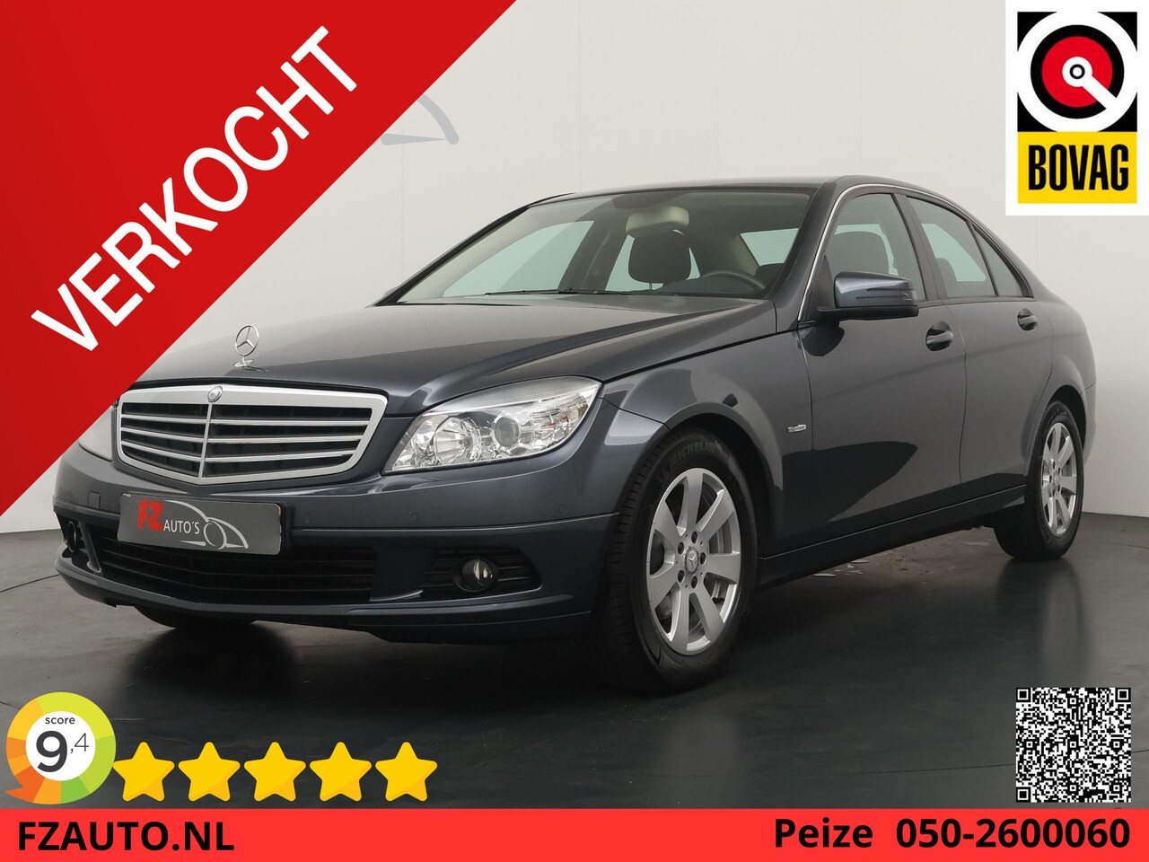 Mercedes-Benz C-klasse - 180 K BlueEFFICIENCY Business Class - Climate Control - Lichtmetalen velgen - Cruise Contr - AutoWereld.nl