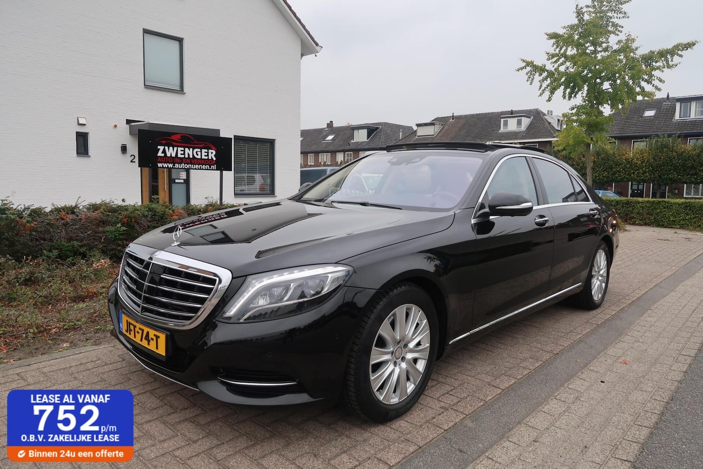Mercedes-Benz S-klasse - 500 4Matic Lang PANORAMADAK|CHAUFFEURS-PAKKET|NIGHT VISION|360CAMERA|DEALER ONDERHOUDEN - AutoWereld.nl
