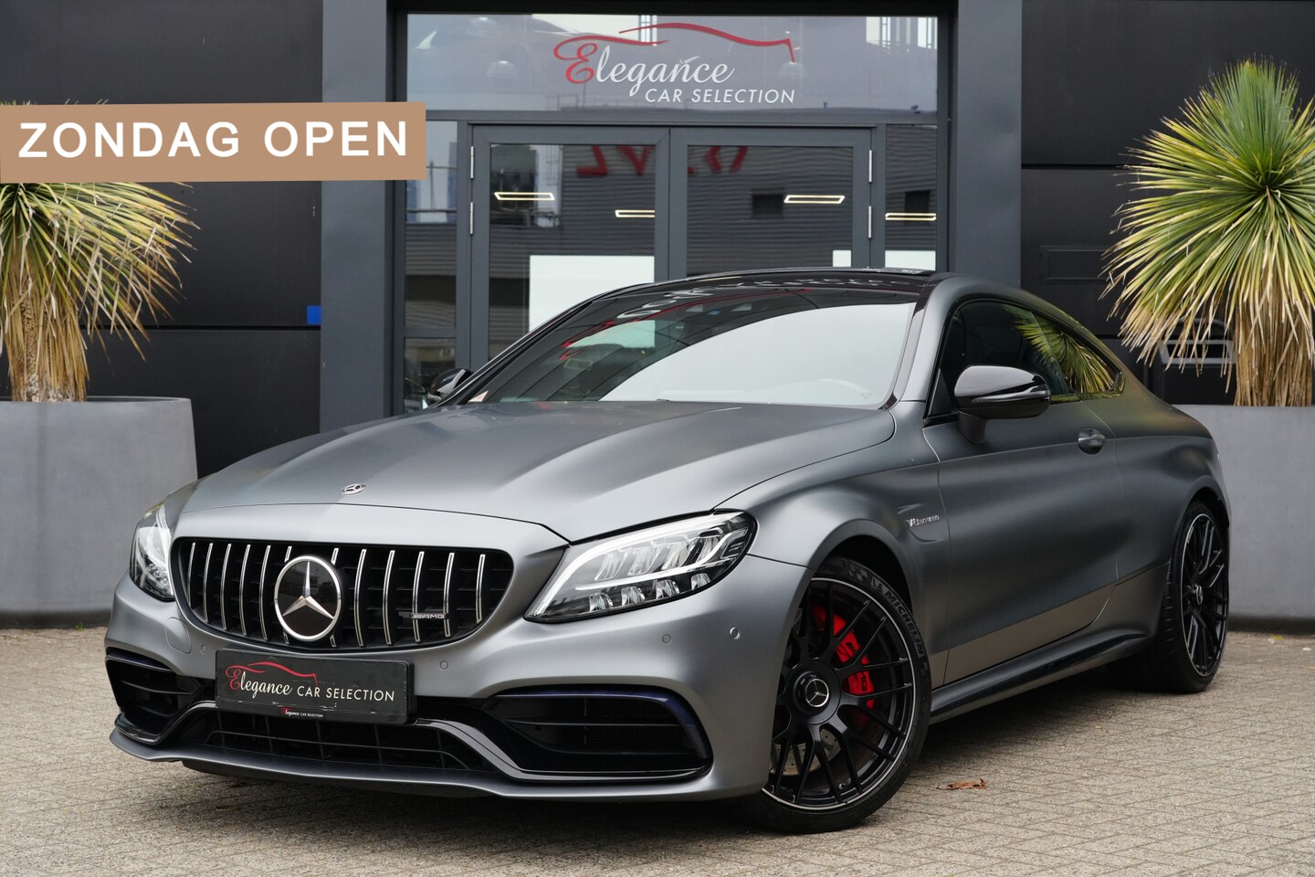 Mercedes-Benz C-klasse Coupé - AMG 63 S 510pk Panoramadak/Burmester/Akrapovič - AutoWereld.nl