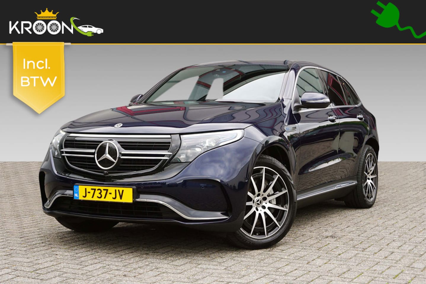 Mercedes-Benz EQC - 400 4-MATIC BNS Solution AMG ACC 80kWh SOH 96% - AutoWereld.nl