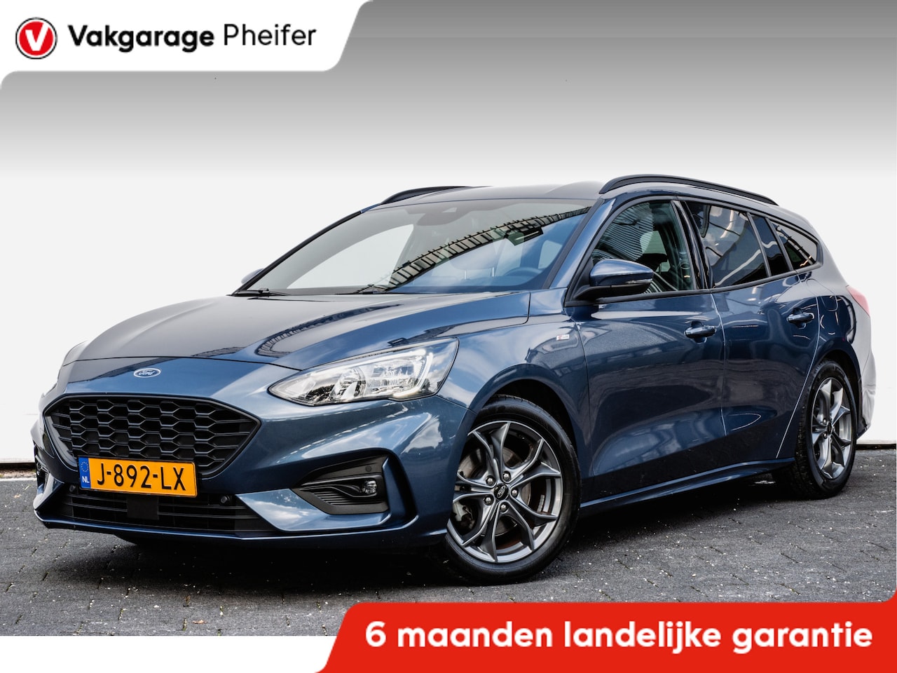 Ford Focus Wagon - 1.0 125pk EcoBoost Hybrid ST Line Business Full map navigatie/ Camera/ DAB+/ Carplay/ - AutoWereld.nl
