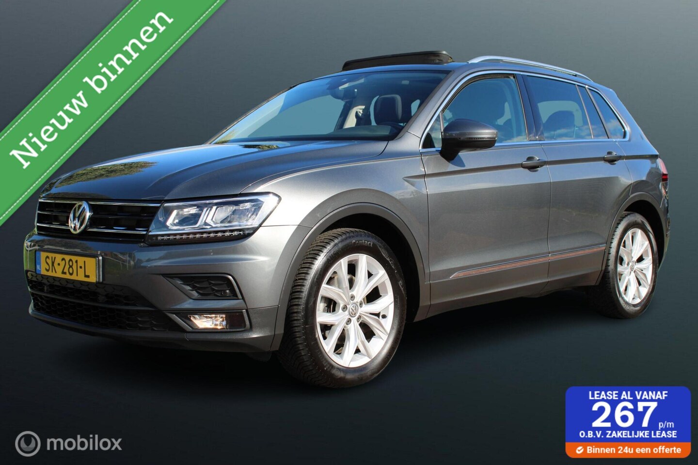 Volkswagen Tiguan - 1.4 TSI Comfortline Business 1.4 TSI Comfortline Business, Trekhaak, Panodak, Navi, App connect, Pdc voor + achter, Cru - AutoWereld.nl