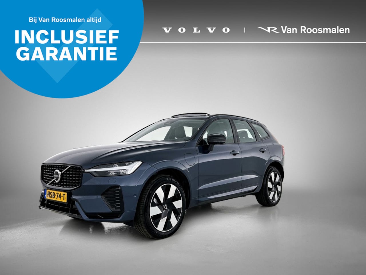 Volvo XC60 - 2.0 T6 AWD Ultra Dark | Leder | Panoramadak | Trekhaak | - AutoWereld.nl
