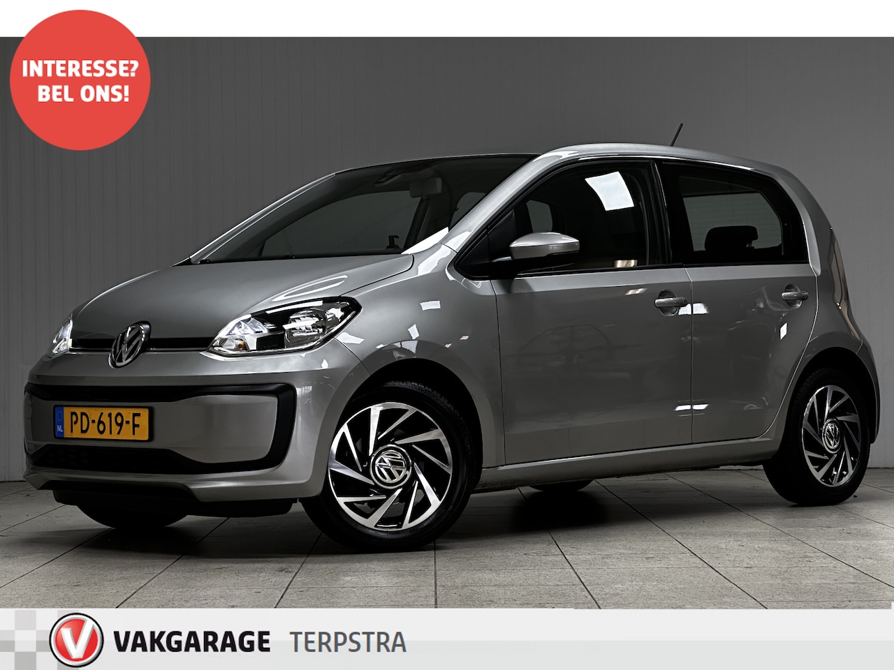Volkswagen Up! - 1.0 BMT move up!/ Facelift!/ 5-Drs/ Maps + More/ 15'' LMV/ DAB+/ Airco/ Elek. pakket/ Rege - AutoWereld.nl