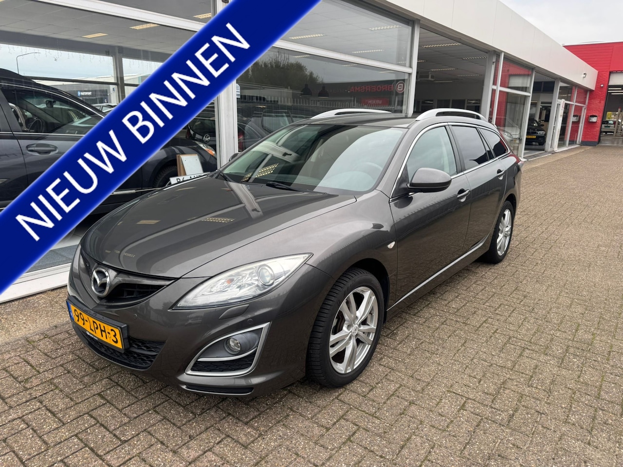 Mazda 6 Sportbreak - 2.5 GT-M | 1e eigenaar | Trekhaak | Airco | Leder bekleding | Keyless entry | APK tot 07-1 - AutoWereld.nl