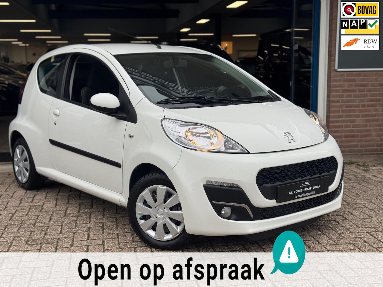 Peugeot 107 - 1.0 Active 2014 WIT 3drs AUT AIRCO APK NAP! - AutoWereld.nl
