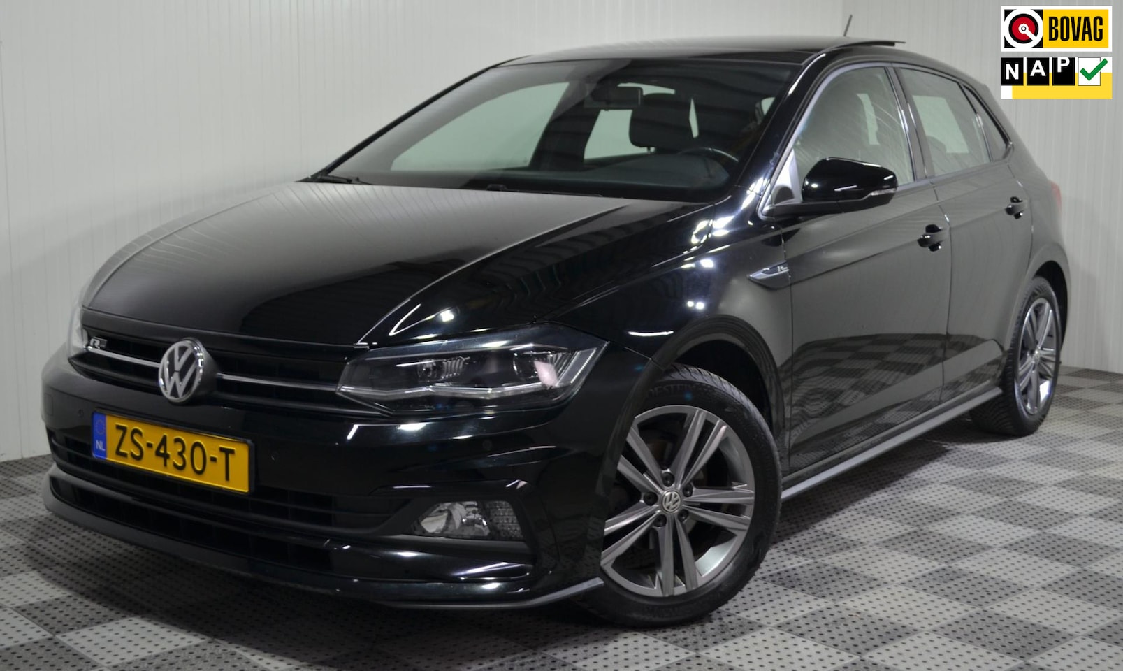 Volkswagen Polo - 1.0 TSI R-Line / Pano / Carplay / Digi Dach / Camera / Adap. cruise / 1 eigenaar / NL auto - AutoWereld.nl
