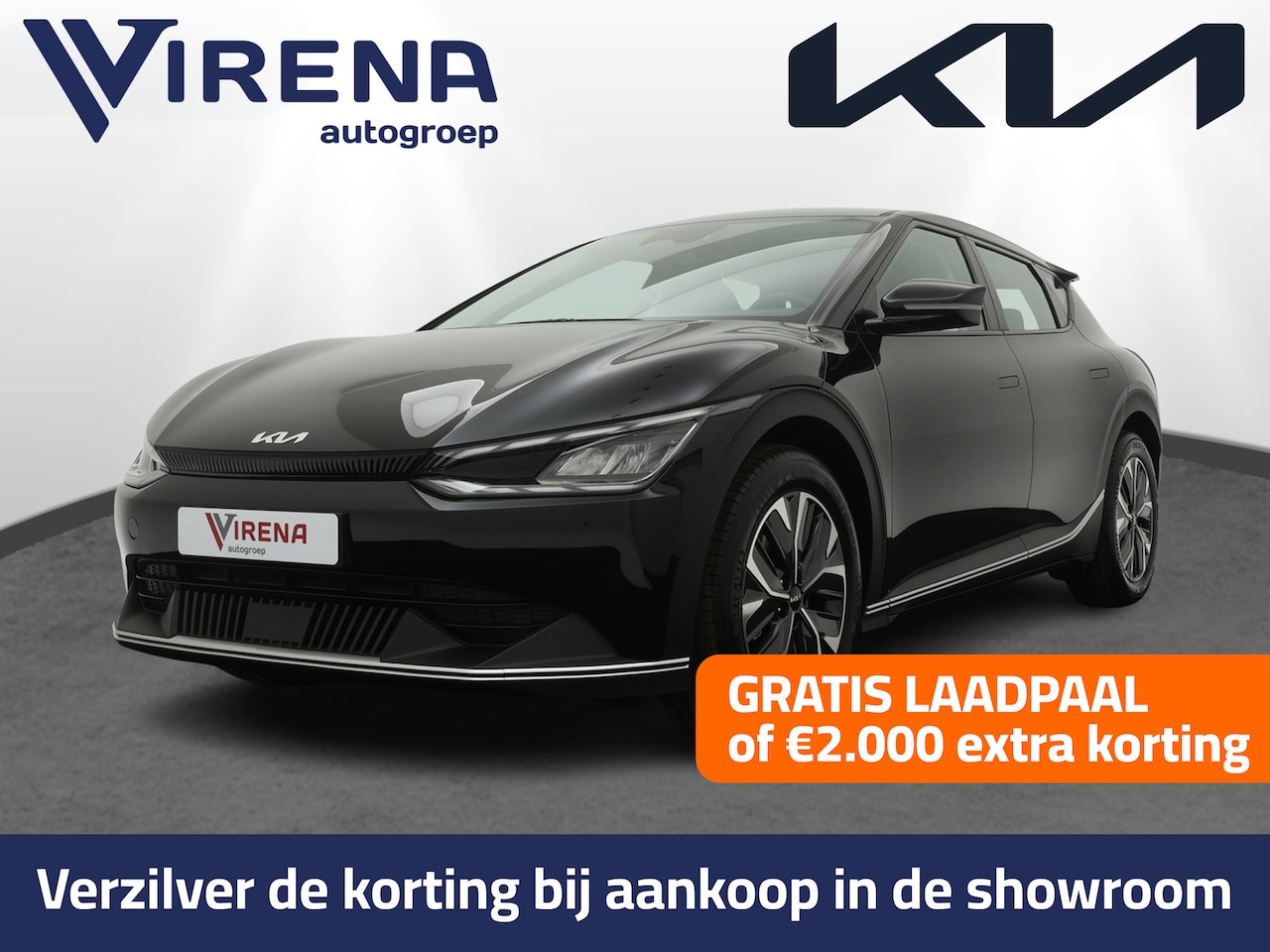 Kia EV6 - Light 58 kWh - SOH 99% - Navigatie - Cruise Control - Apple CarPlay / Android Auto - Achte - AutoWereld.nl