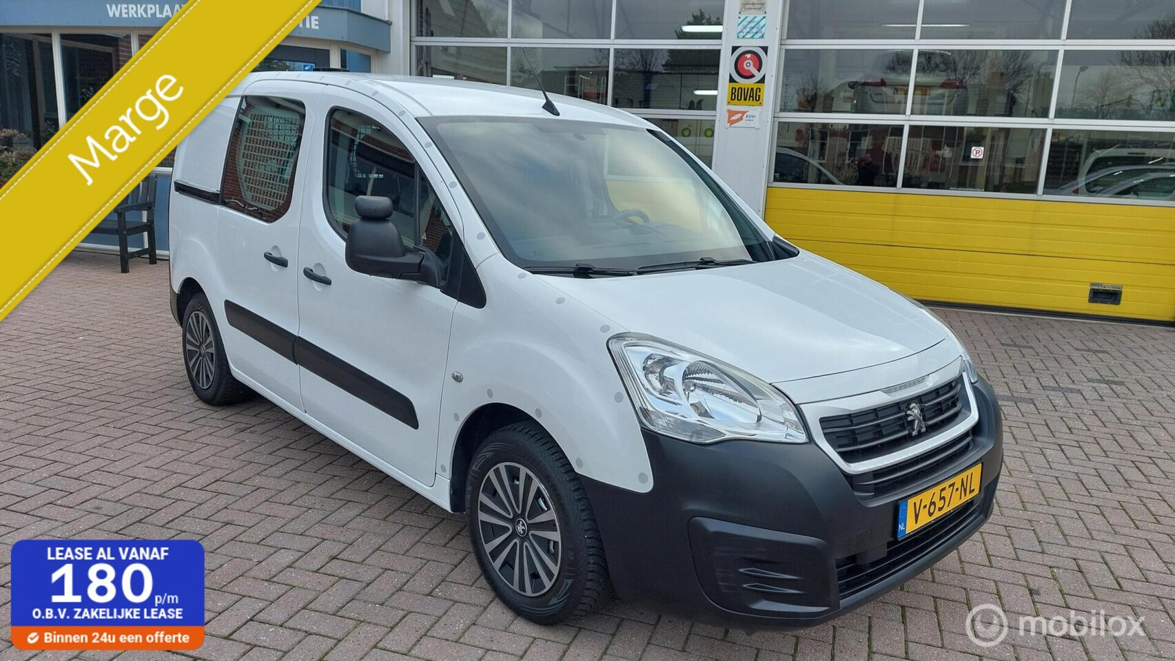 Peugeot Partner - bestel 120 1.6 BlueHDi 100 L1 Premium Marge auto !! Ex kadaster - AutoWereld.nl