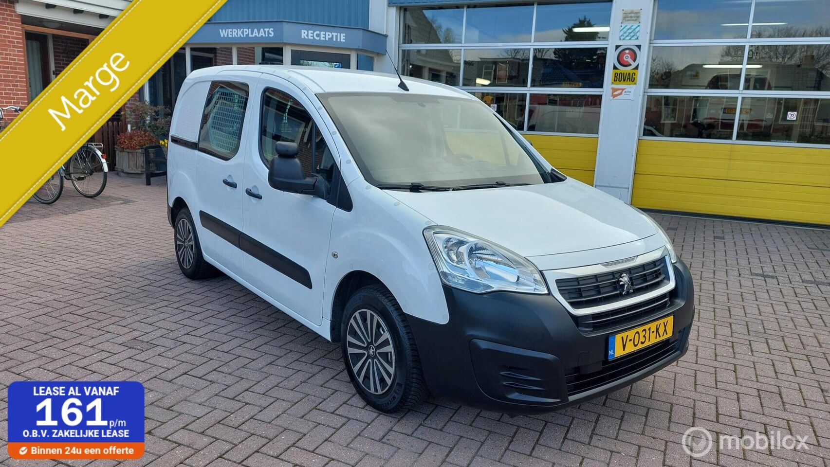 Peugeot Partner - bestel 120 1.6 BlueHDi 100 L1 Premium Marge auto!! ex kadaster - AutoWereld.nl