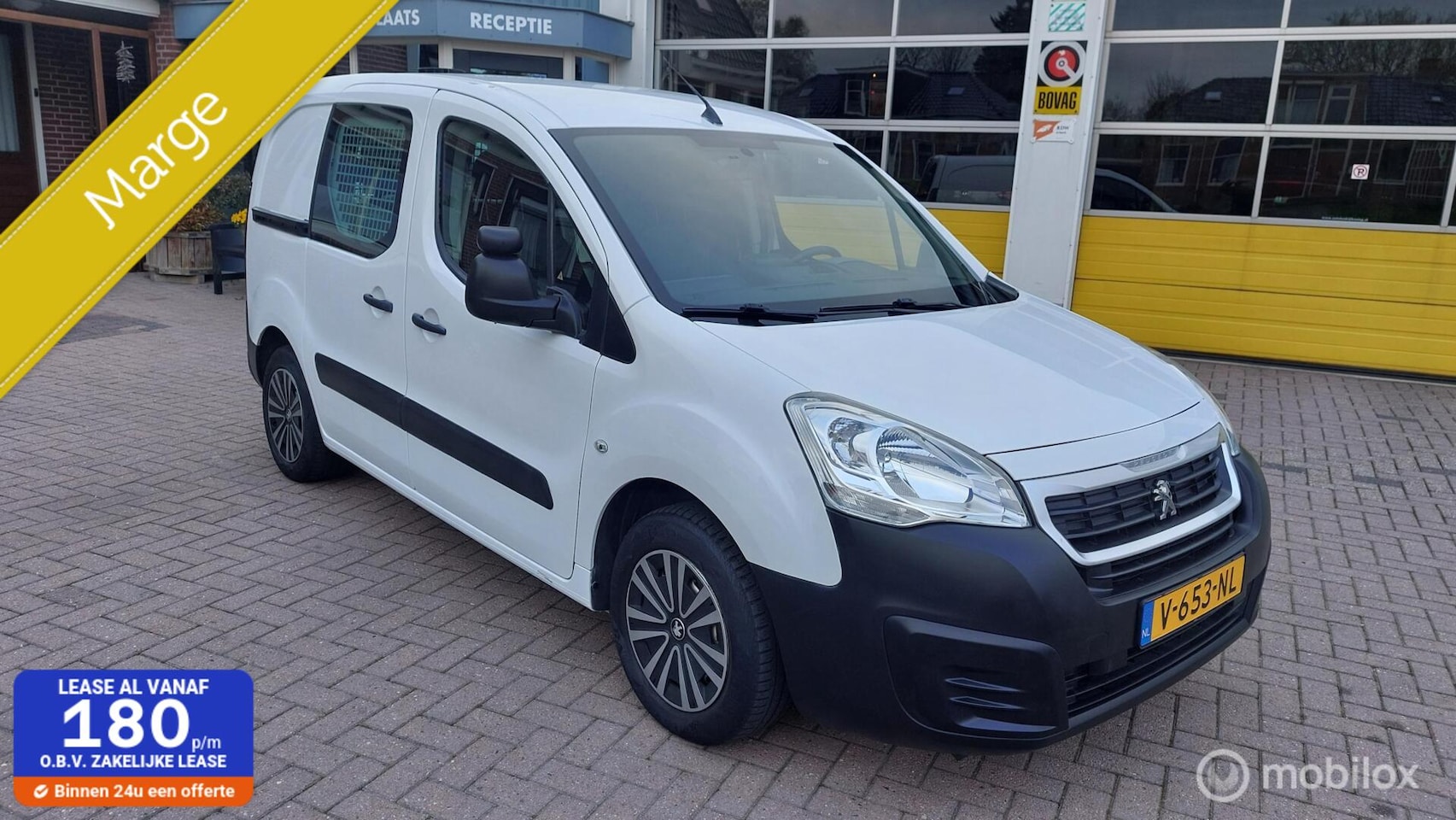 Peugeot Partner - bestel 120 1.6 BlueHDi 100 L1 Premium Marge auto !! Ex kadaster - AutoWereld.nl