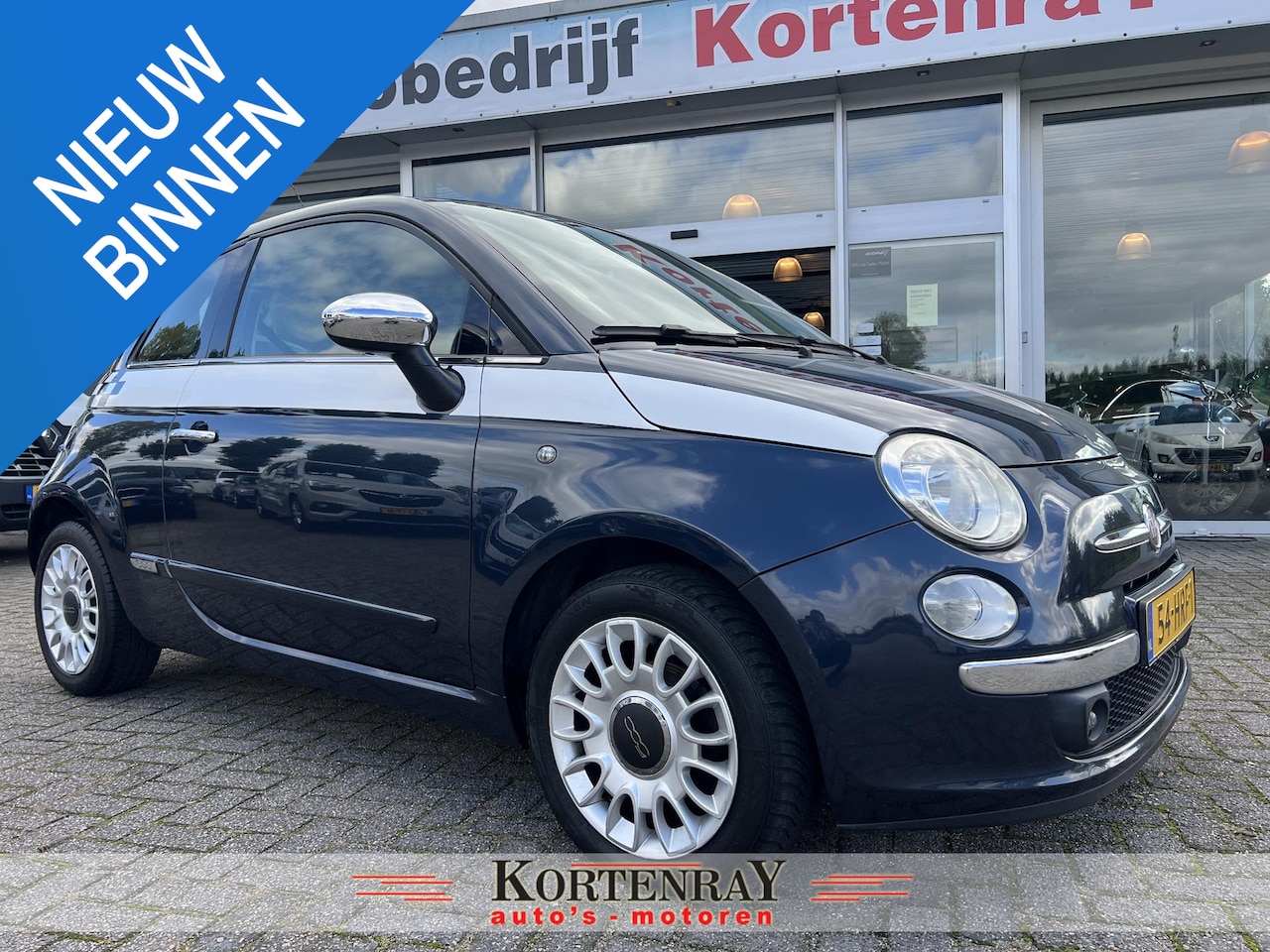 Fiat 500 - 1.2 Lounge panorama, Airco , stuurbekrachtiging, Centraal Enz !! - AutoWereld.nl