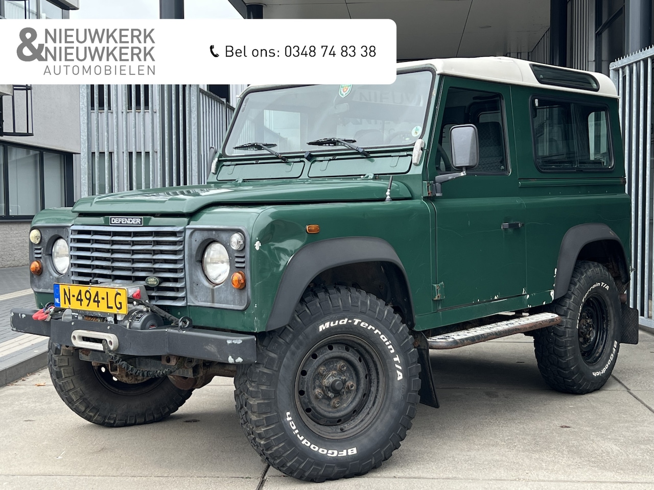 Land Rover Defender 90 - 2.5 TD5 SW G4 | 6 PERSOONS - AutoWereld.nl