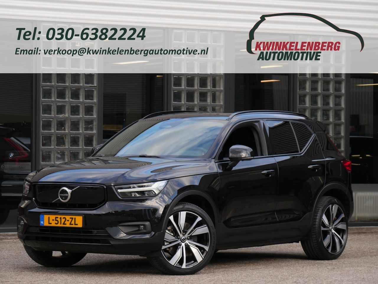 Volvo XC40 - RECHARGE P8 AWD R-DESIGN/ PANORAMADAK/ LEER/ 360°CAMERA/ BLIS/ - AutoWereld.nl