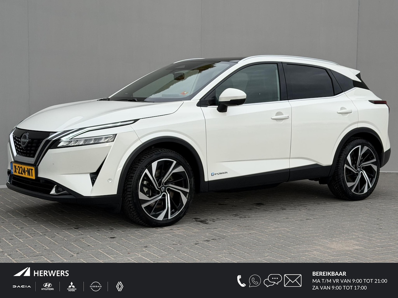 Nissan Qashqai - 1.5 e-Power Tekna Plus / All Season banden / Lederen bekleding met massagefunctie / Head-u - AutoWereld.nl