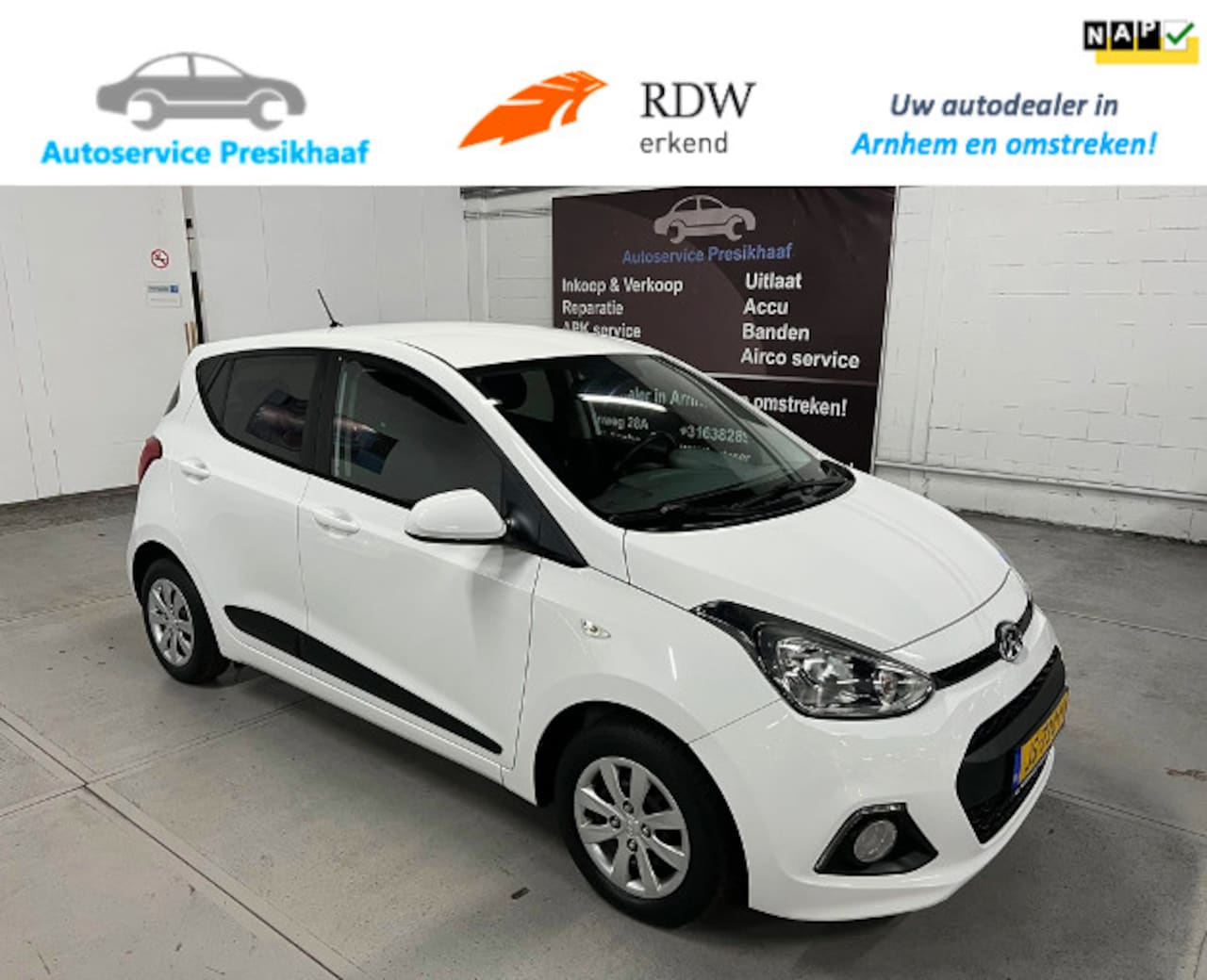 Hyundai i10 - 1.0i i-Motion Go! 2016 ISOFIX / NAVIGATIE - AutoWereld.nl