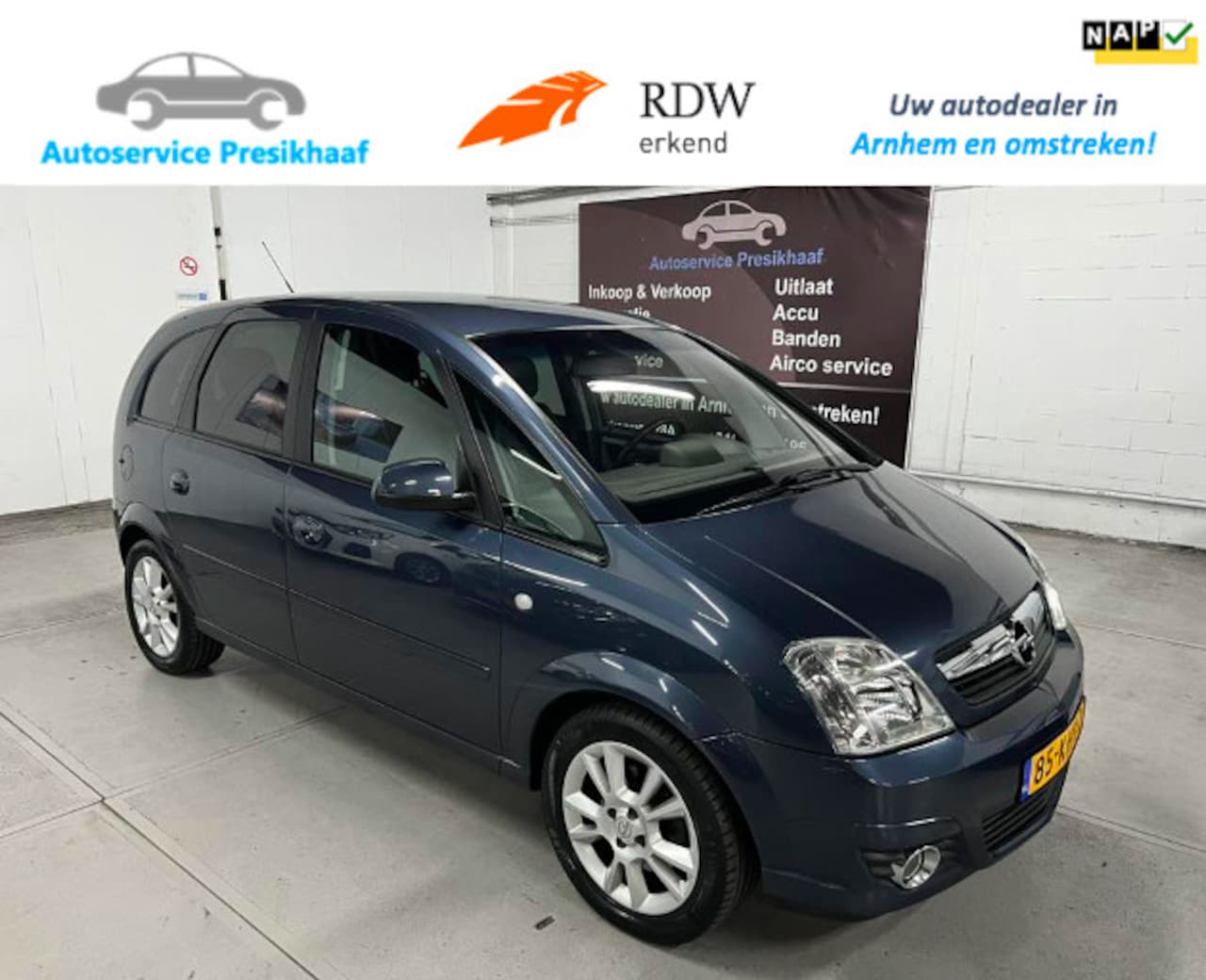 Opel Meriva - 1.6-16V Cosmo HALF-LEDER / NAP / TREKHAAK - AutoWereld.nl