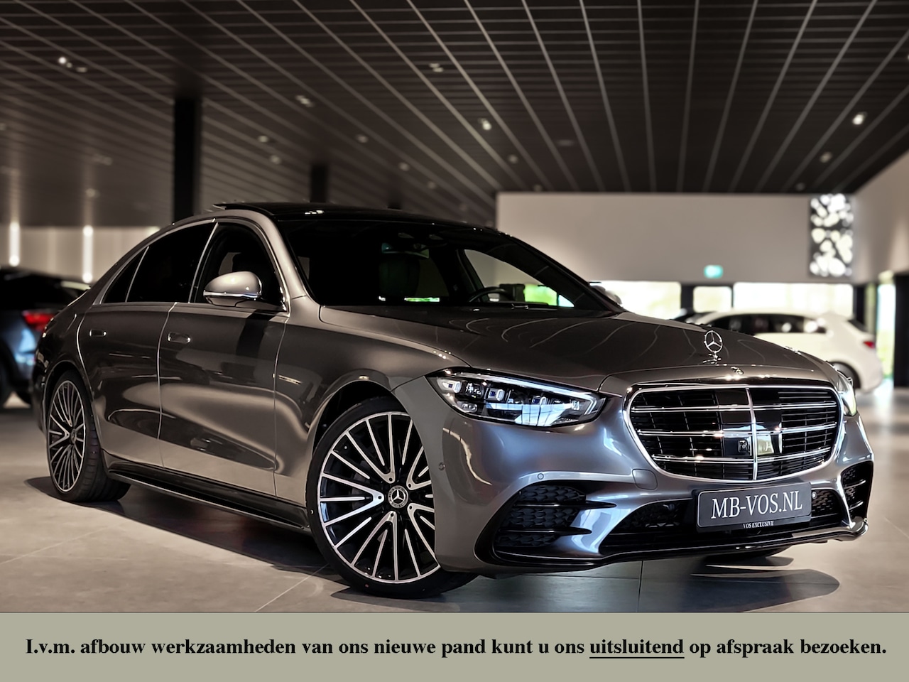 Mercedes-Benz S-klasse - 400d 4-M AMG Achterassturing|Ruitleder|Burmester|Rij-assistentie|Keyless|Night|21" Aut9 - AutoWereld.nl