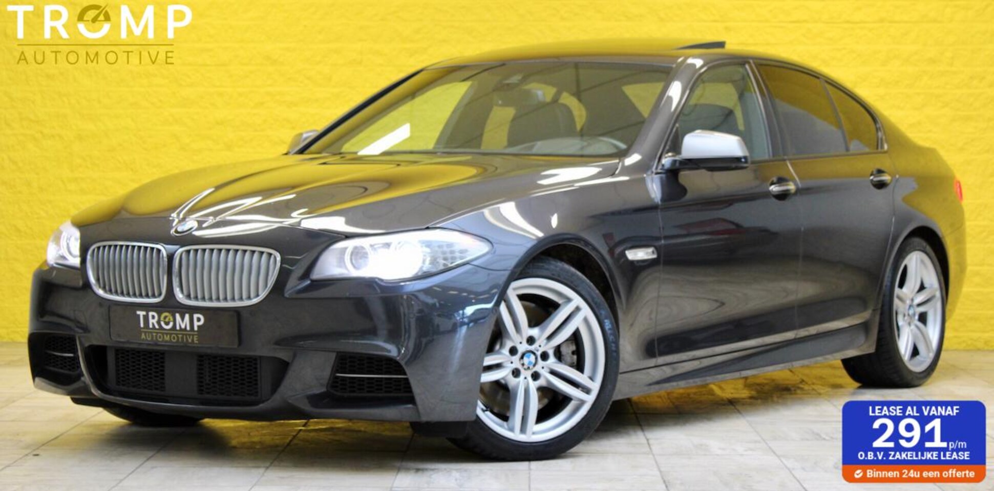 BMW 5-serie - M550xd | Vol opties | Head up | Nieuwe Turbo - AutoWereld.nl