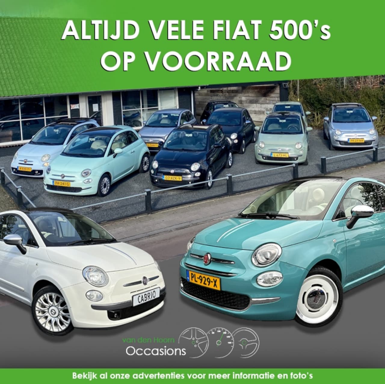 Fiat 500 - ALTIJD VELE FIAT 500's OP VOORRAAD - AutoWereld.nl