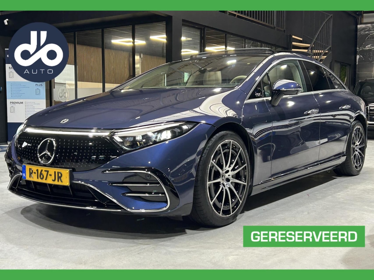 Mercedes-Benz EQS - 350 AMG Line 90 kWh FULL OPTION I PANO + SFEER VERLICHTING I ORG.NL + NAP - AutoWereld.nl