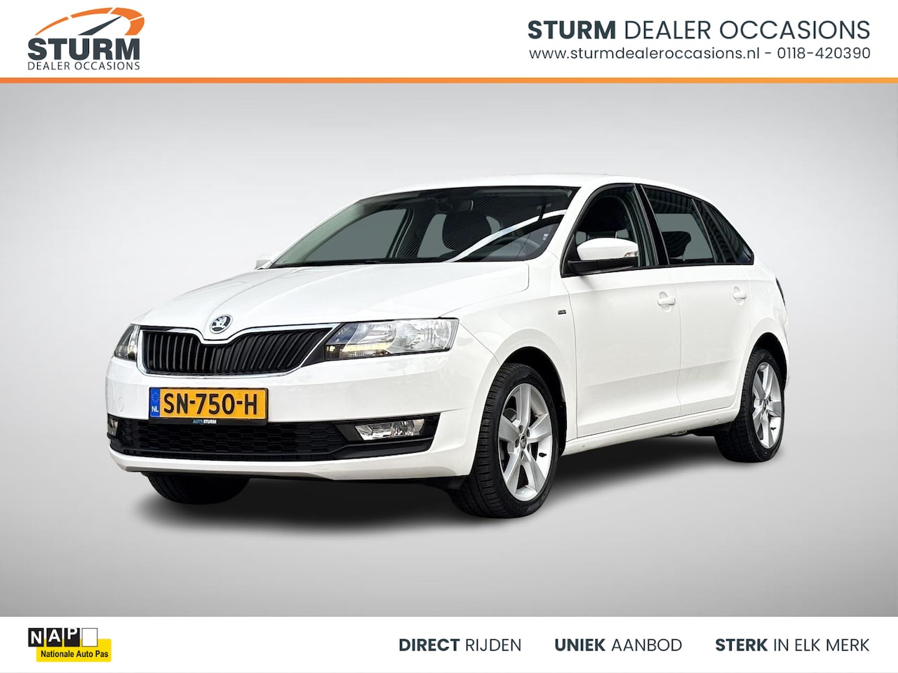 Skoda Rapid Spaceback - 1.0 TSI Greentech Clever | Trekhaak | Navigatie | Stoelverwarming | Cruise & Climate Contr - AutoWereld.nl