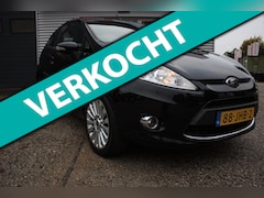 Ford Fiesta - 1.6 Titanium nette zuinige auto, airco, boekjes, nap, cruise control, multifunctioneel stu