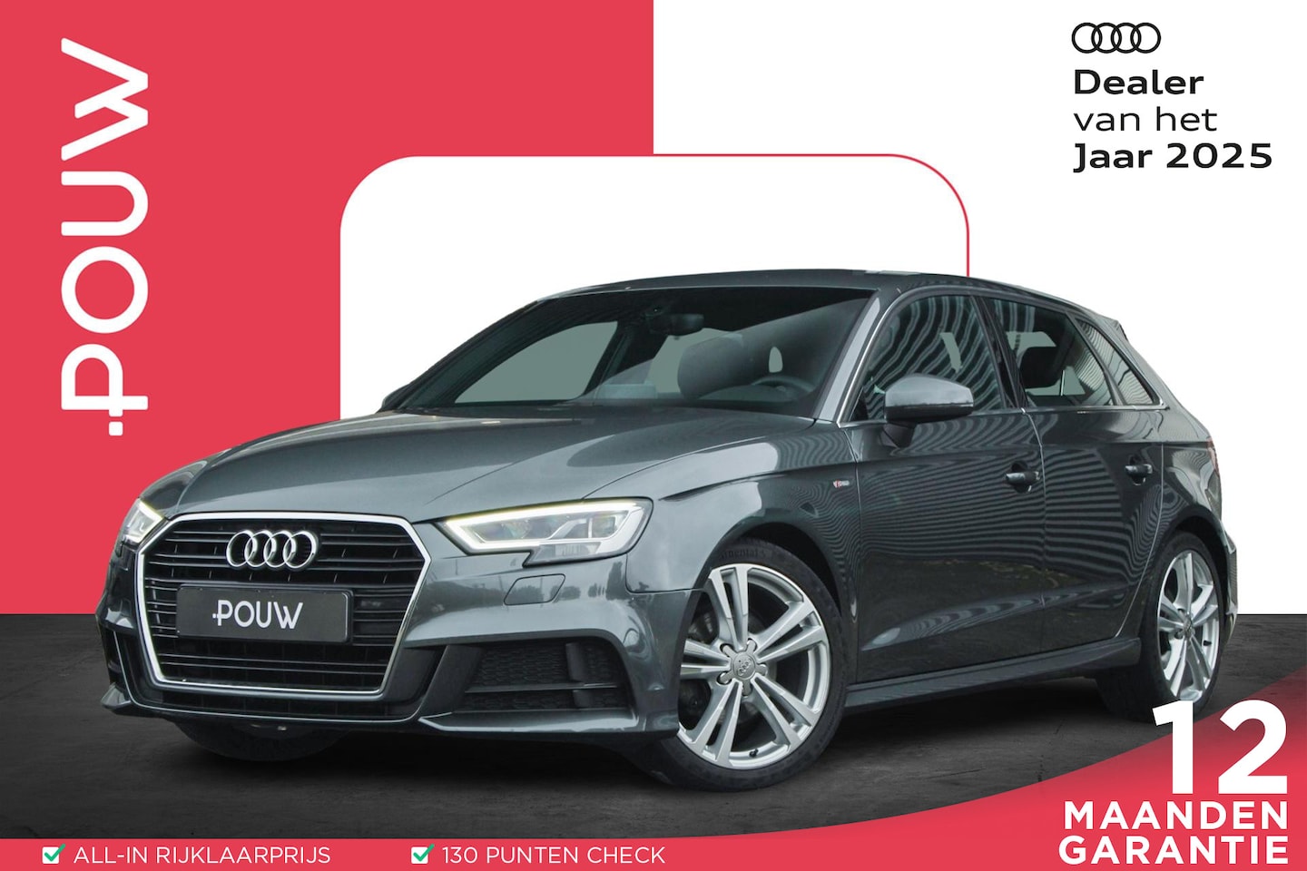 Audi A3 Sportback - 30 TFSI 115pk S Line Edition | Trekhaak | Sportstoel Stof/Leder | Virtual Cockpit | Stoelv - AutoWereld.nl