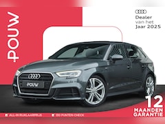 Audi A3 Sportback - 30 TFSI 115pk S Line Edition | Trekhaak | Sportstoel Stof/Leder | Virtual Cockpit | Stoelv