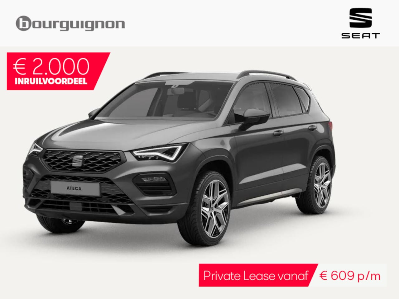 SEAT Ateca - FR Business Intense 1.5 TSI 150 pk | Trekhaak | Adaptive cruise control | Achteruitrijcame - AutoWereld.nl
