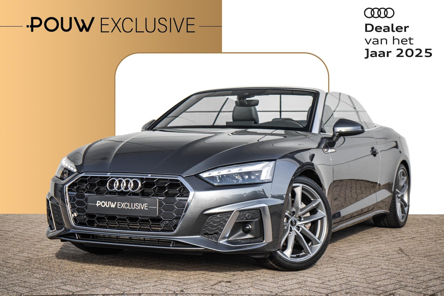Audi A5 Cabriolet - 40 TFSI S Edition | Trekhaak | Nekverwarming | Achteruitrijcamera | Elek. Stoelen | - AutoWereld.nl
