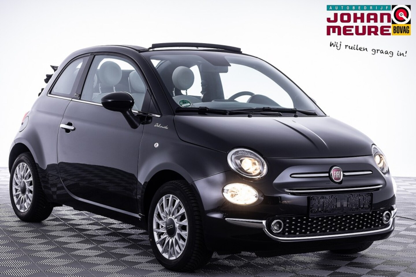 Fiat 500 C - 1.0 Hybrid Dolcevita | Half LEDER | AIRCO | VELGEN | Mistlampen - AutoWereld.nl