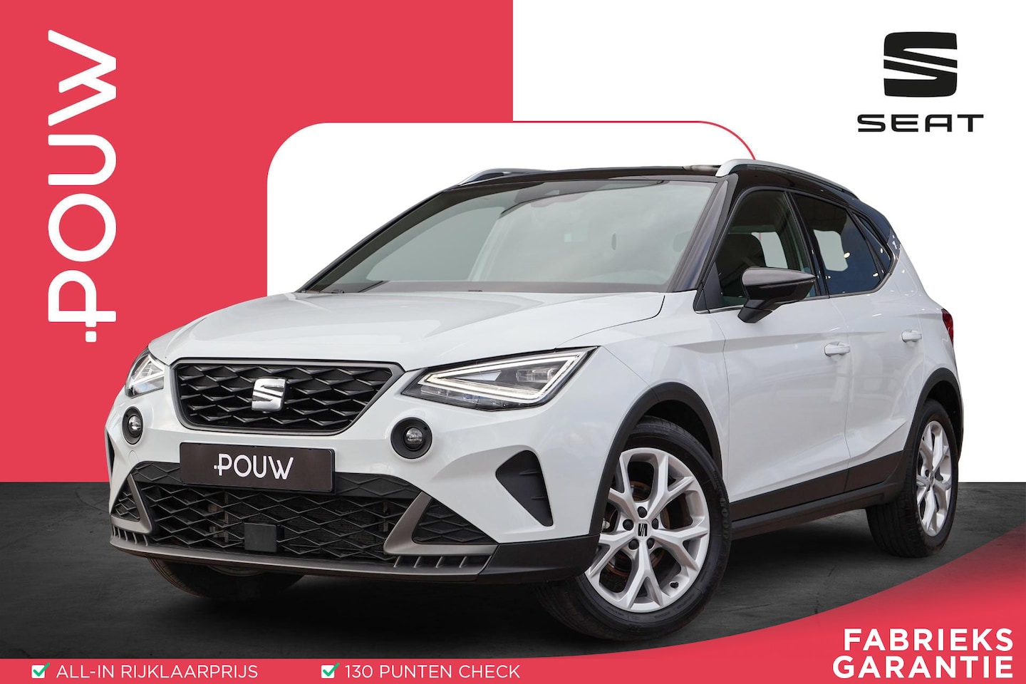 SEAT Arona - 1.0 EcoTSI 95pk FR Business Connect | Adaptive Cruise Control | PDC | Android Auto/Apple C - AutoWereld.nl
