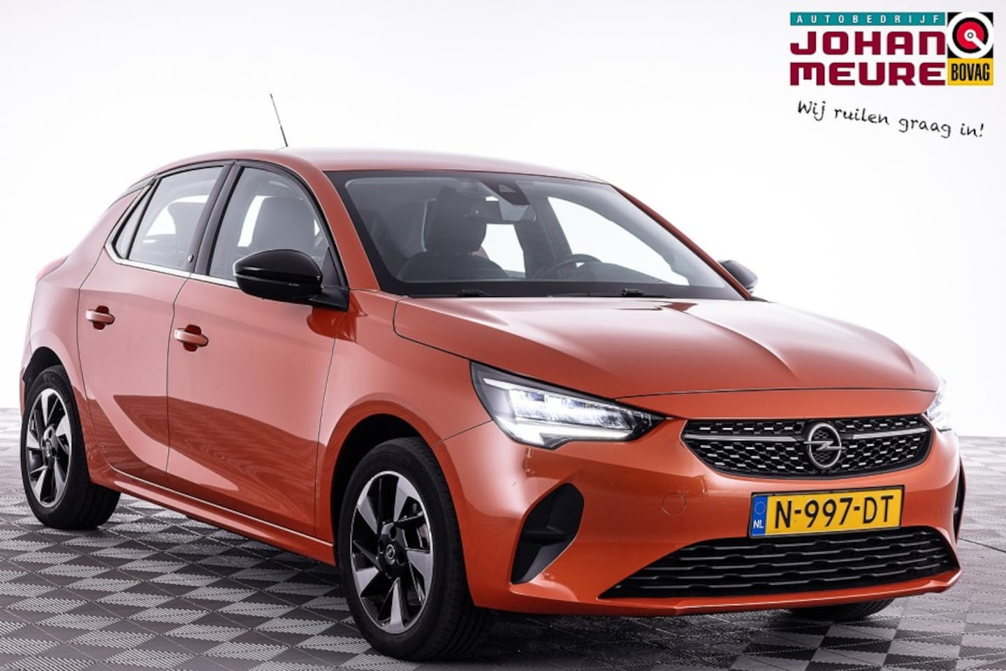 Opel Corsa-e - Elegance 50 kWh | Full LED | ECC | Half LEDER | KEYLESS ✅ 1e Eigenaar - AutoWereld.nl