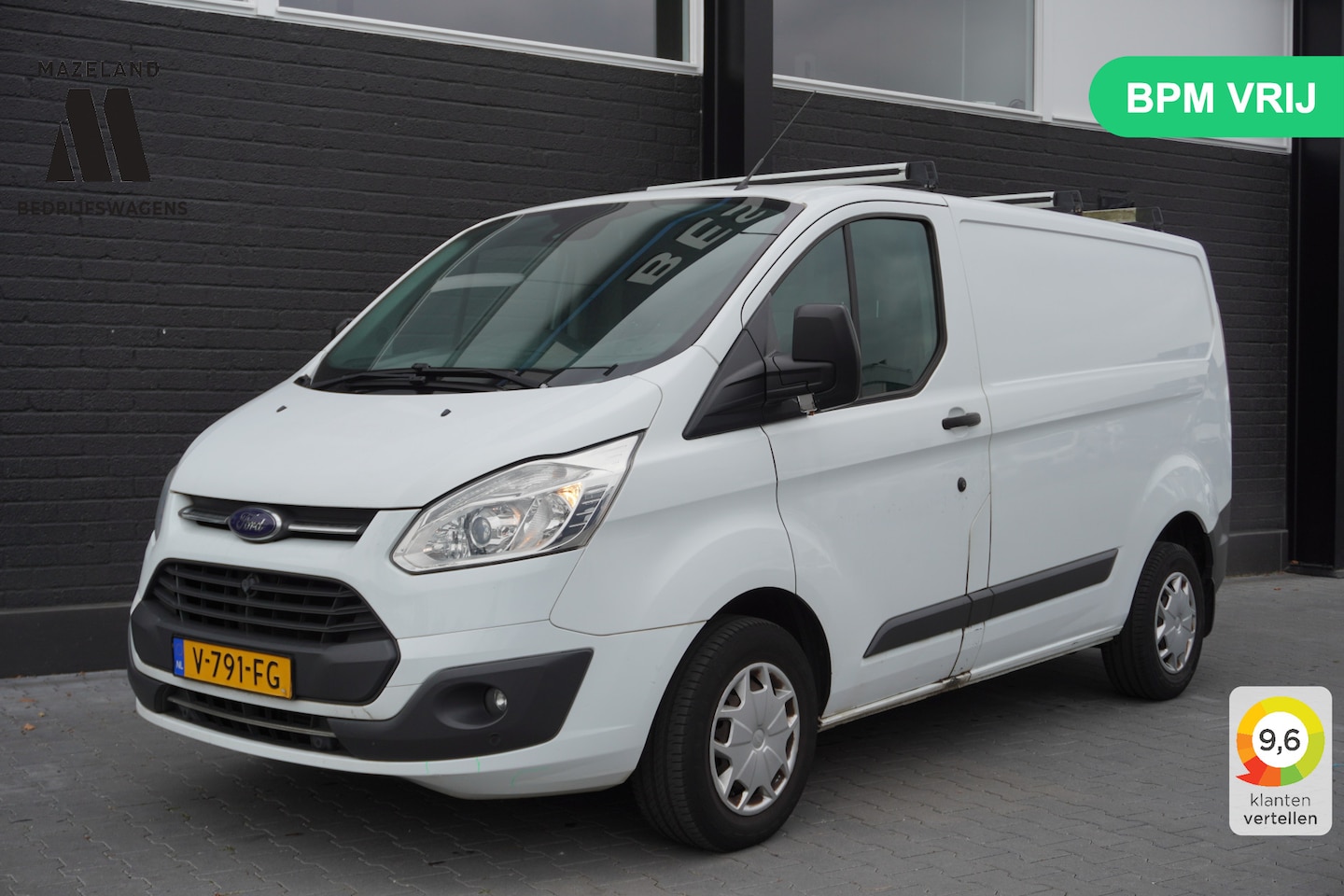 Ford Transit Custom - 2.0 TDCI EURO 6 - Airco - Navi - Cruise - €8.900,- Excl. - AutoWereld.nl