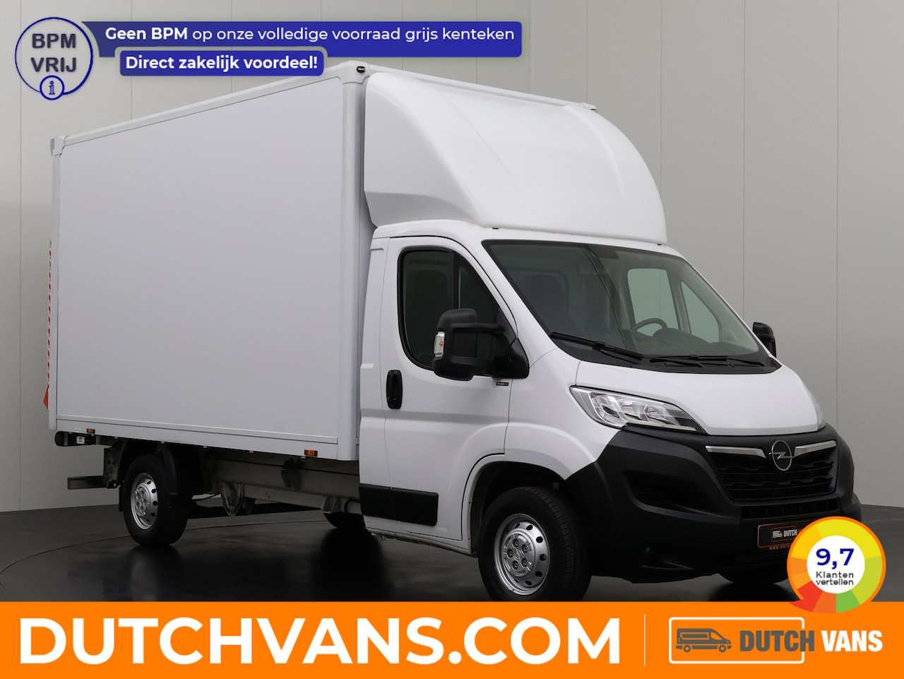 Opel Movano - 2.3CDTi 140PK Bakwagen+Laadklep 750Kg | Airco | Camera | 3-Persoons | Dakspoiler - AutoWereld.nl