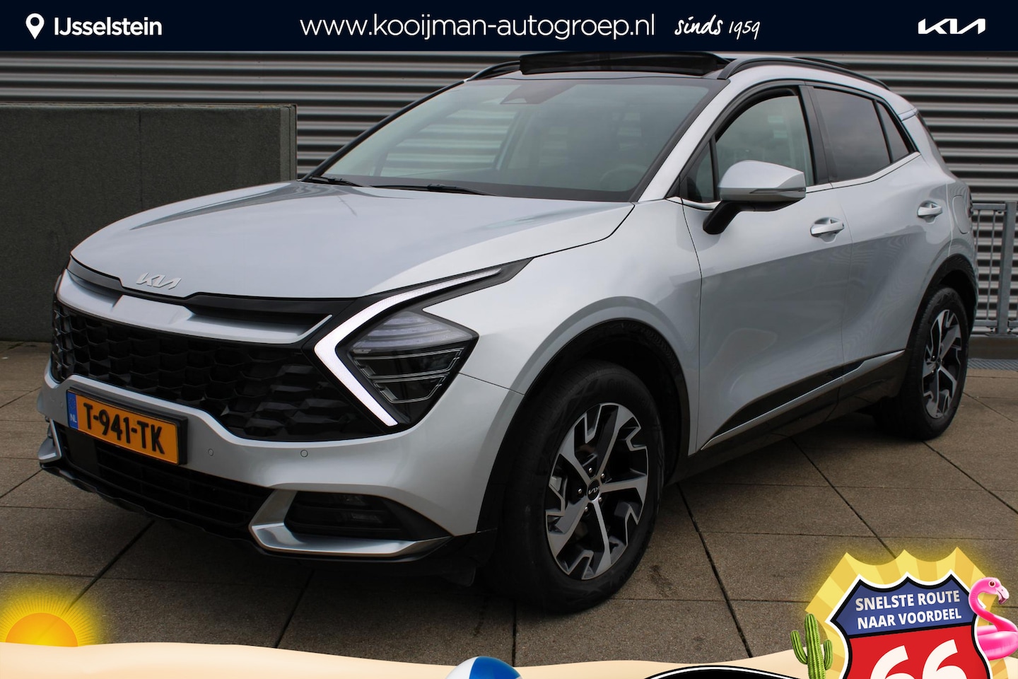 Kia Sportage - 1.6 T-GDi Hybrid DynamicPlusLine Camera / Schuifdak / Trekhaak - AutoWereld.nl