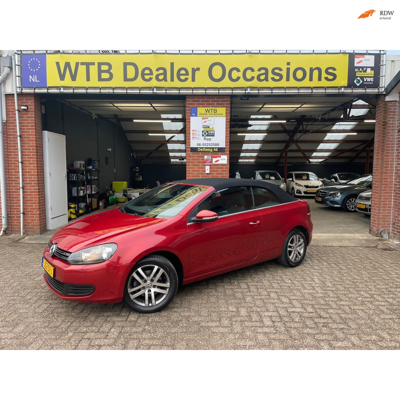 Volkswagen Golf Cabriolet - 1.2 TSI BlueMotion 1.2 TSI BlueMotion, 1e eigenaar, dealer onderhouden - AutoWereld.nl