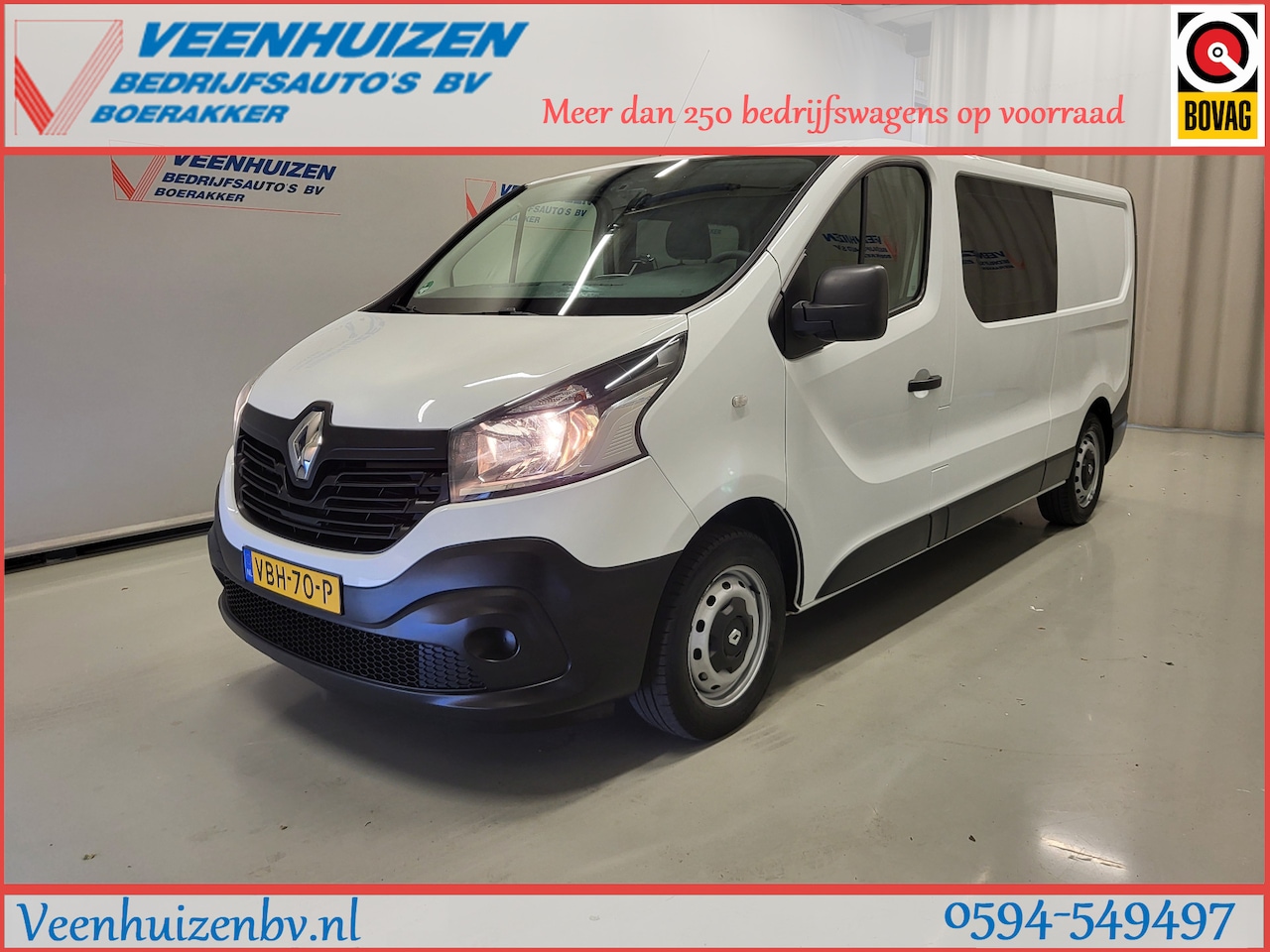 Renault Trafic - 1.6dCi 125pk L2/H1 Dubbele Cabine Euro 6! - AutoWereld.nl