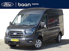 Ford Transit - L2H2 350 2.0 TDCI 165pk Limited | Trekhaak | Dubbele schuifdeur | Bijrijdersstoel | Stoel