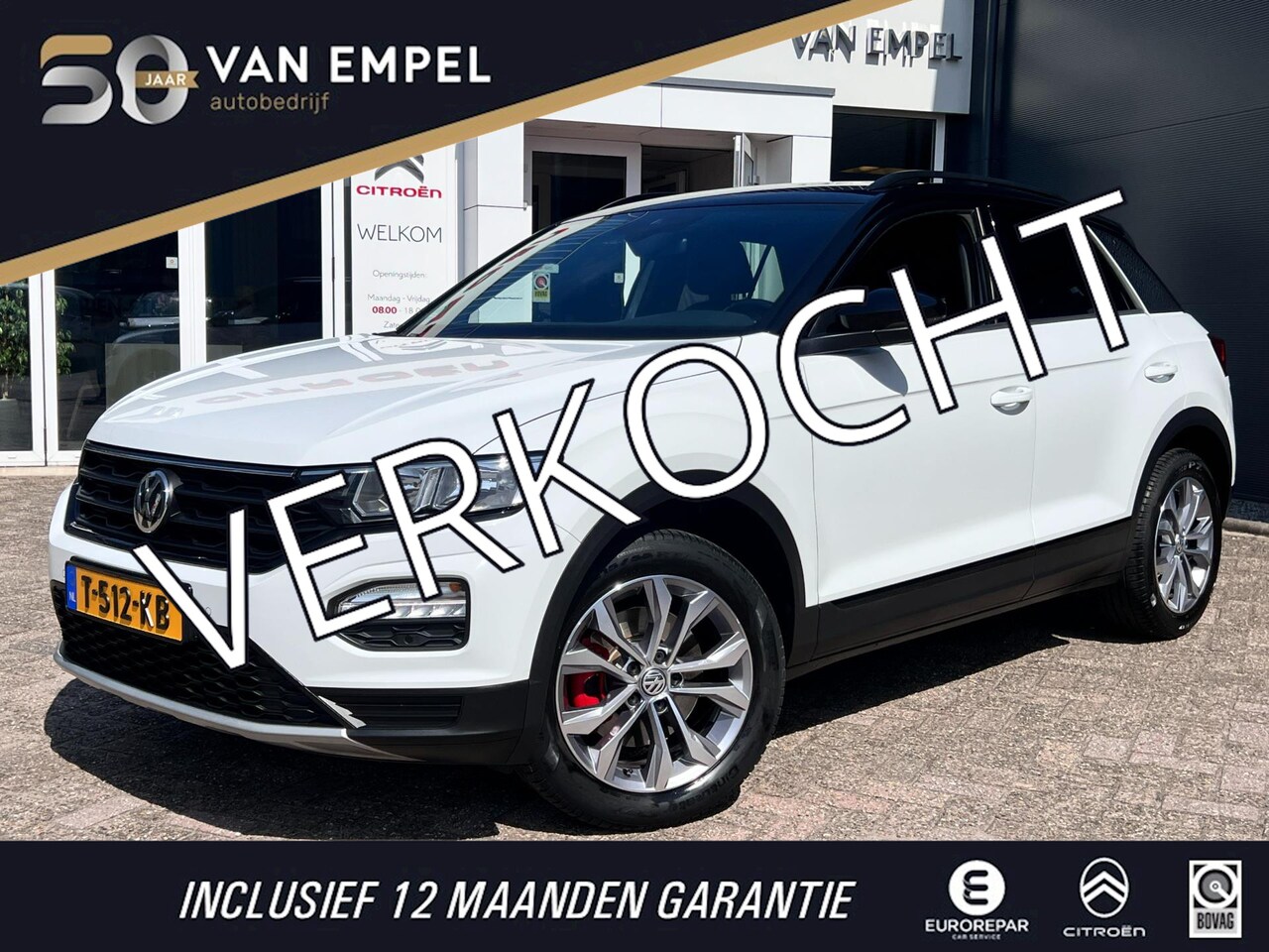 Volkswagen T-Roc - 1.5 TSI Sport | 150 PK | Trekhaak | Adaptive Cruise | PDC V+A | Stoelverwarming | Climate - AutoWereld.nl