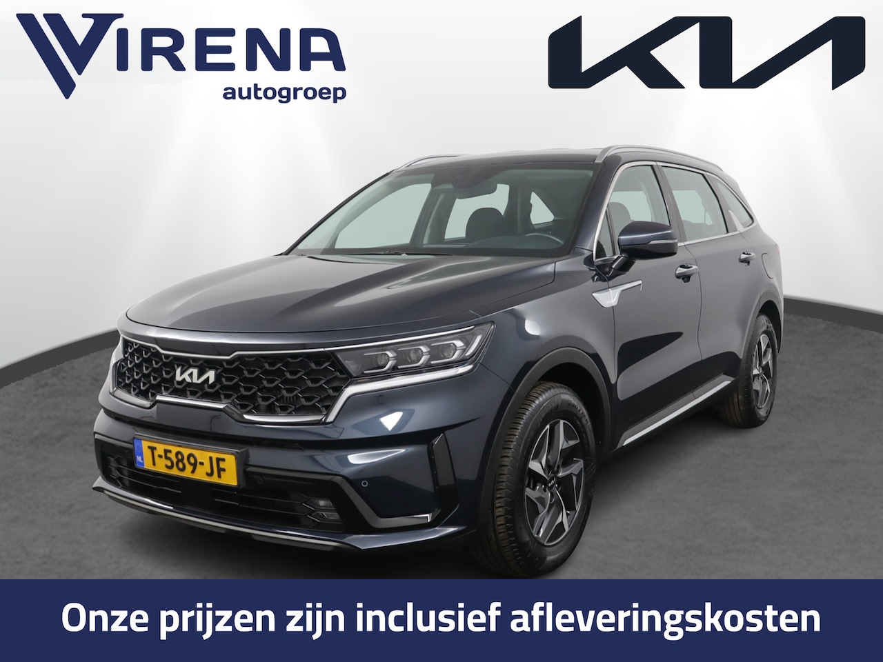 Kia Sorento - 1.6 T-GDI Hybrid 2WD DynamicLine 7p. - Climate Control - LED Koplampen - Stoel/Stuurverwar - AutoWereld.nl