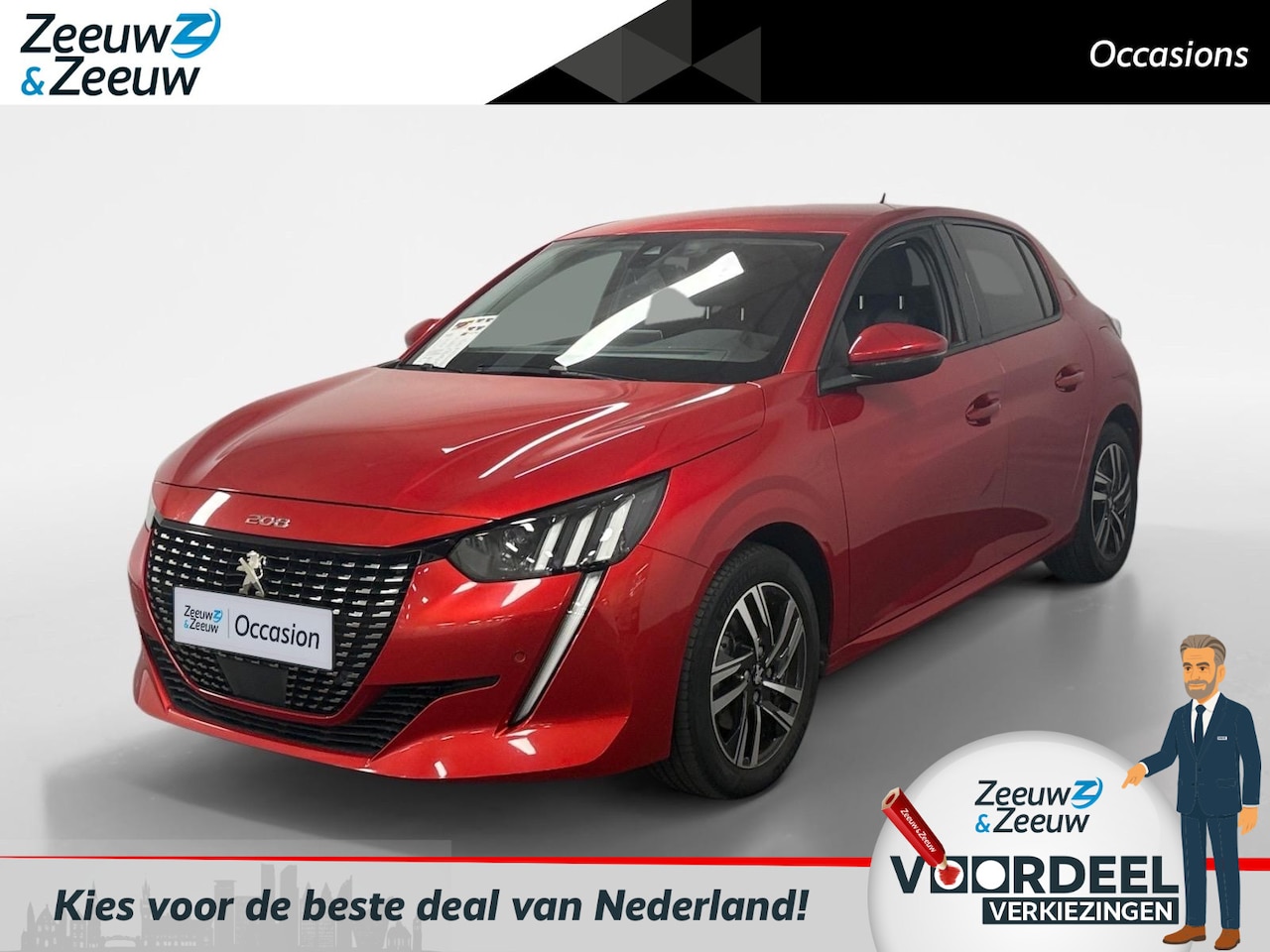 Peugeot 208 - 1.2 PureTech Allure AIRCO NAVIGATIE APPLE CARPLAY/ANDROID AUTO CRUISE CONTROL ACHTERRUIT R - AutoWereld.nl