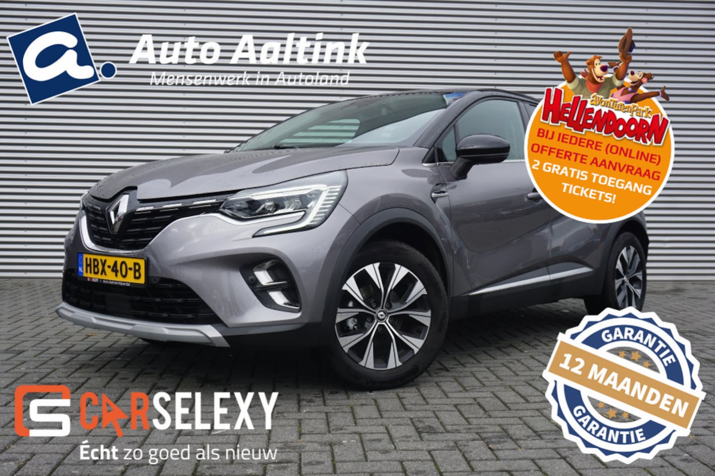 Renault Captur - 90PK Intens TREKHAAK | 4S BAND | CAMERA | NAVI | CARPLAY | LUXE! - AutoWereld.nl
