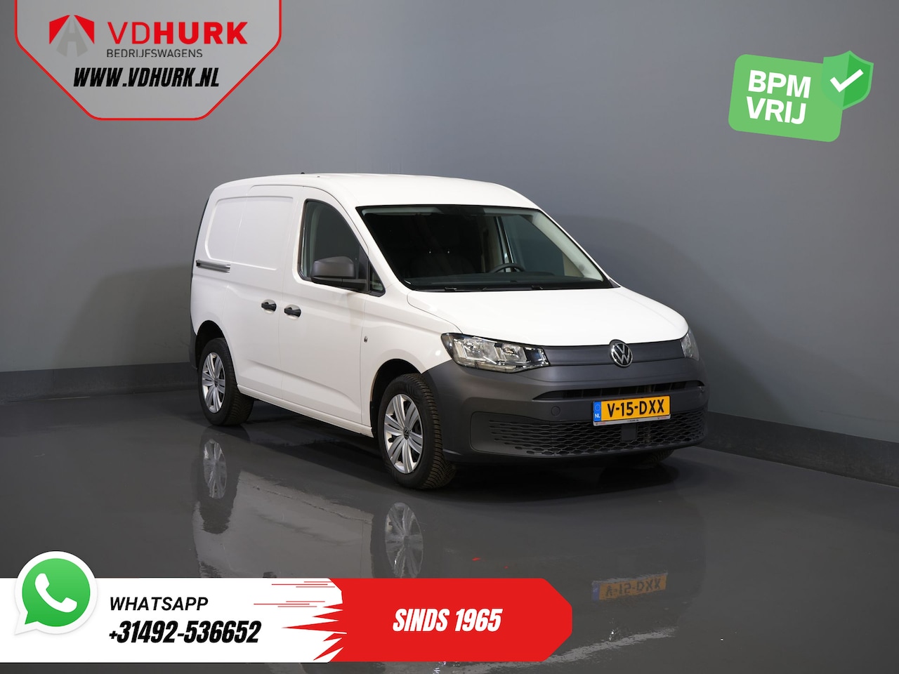 Volkswagen Caddy Cargo - 2.0 TDI BPM VRIJ! NL Auto/ Carplay/ Cruise/ Airco/ PDC/ Trekhaak - AutoWereld.nl